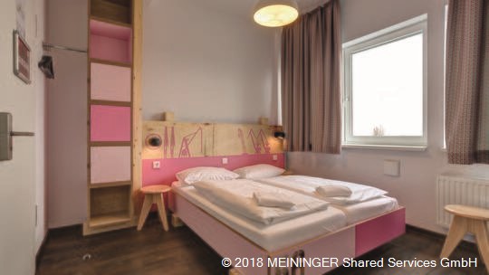 3 Klassenfahrt Hamburg MEININGERHotelHamburgCityCenter Doppelzimmer