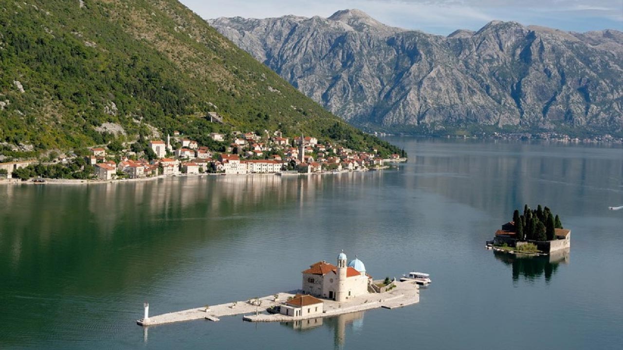 Blick auf den Strand in Rabac
