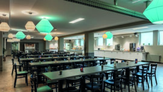 4 Klassenfahrt München a&oMünchenLaim Frühstücksraum