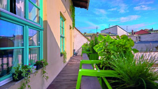 5 Klassenfahrt Krakau DraggoHouse Balkon