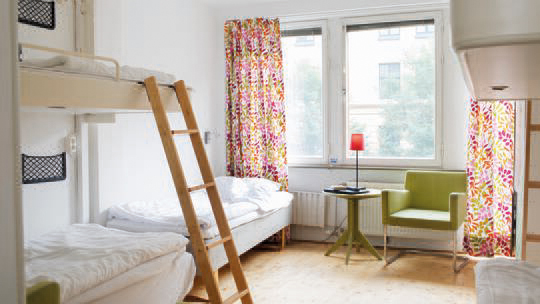 2 Klassenfahrt Göteborg SlottsskogensHostel Zimmer