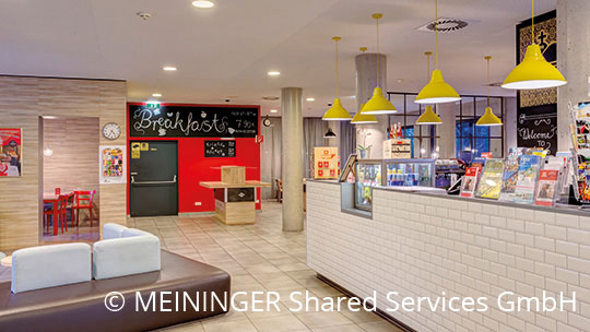 5 Klassenfahrt Wien Meininger Downtown Franz Lobby Meininger