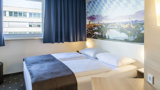 3 Klassenfahrt München B&BHotelMünchenCity Nord Doppelzimmer