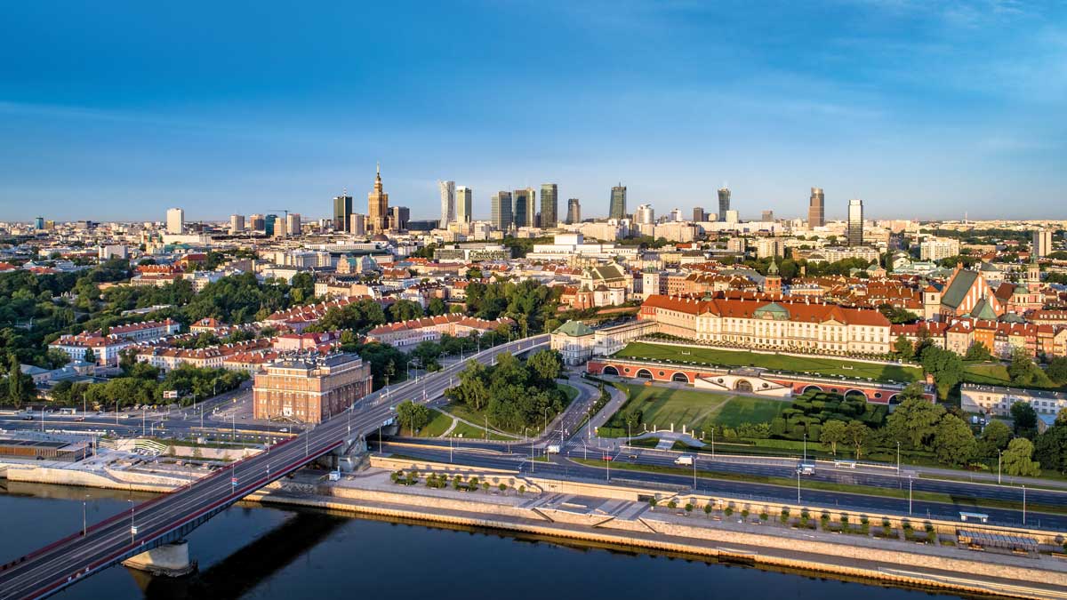 Warschau Stadtansicht
