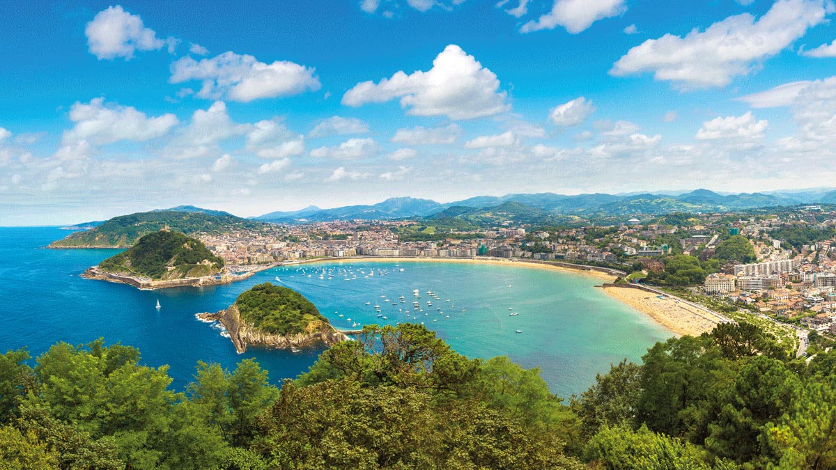 Bilbao San Sebastian Strand Meer