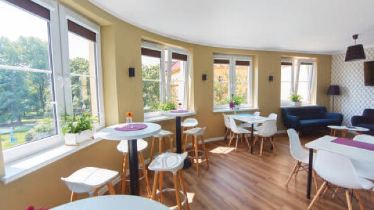 5 Klassenfahrt Krakau PremiumHostel Fruehstuecksraum