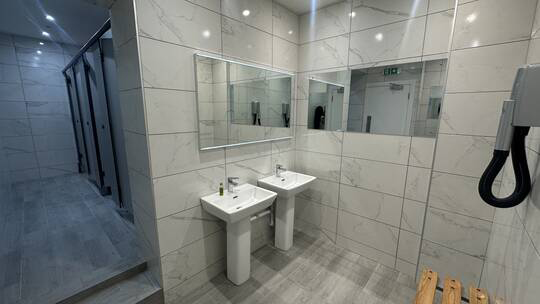 5 Klassenfahrt London SmartRusselSquareHostel Badezimmer