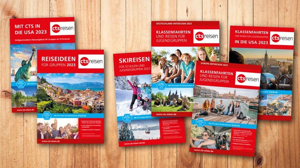CTS Kataloge für Gruppenreisen und Klassenfahrten bestellenN CTSReisen