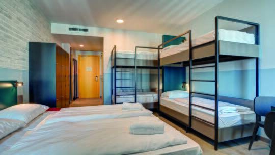 1 Klassenfahrt Mailand MEININGERHotelMilanoLambrate Mehrbettzimmer