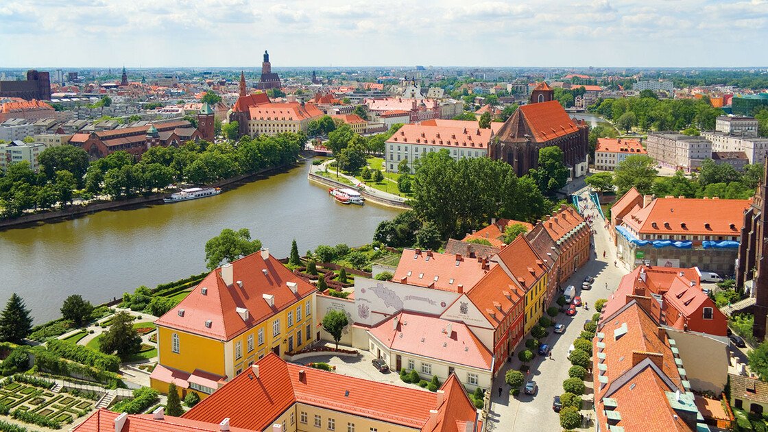 Breslau Stadtübersicht
