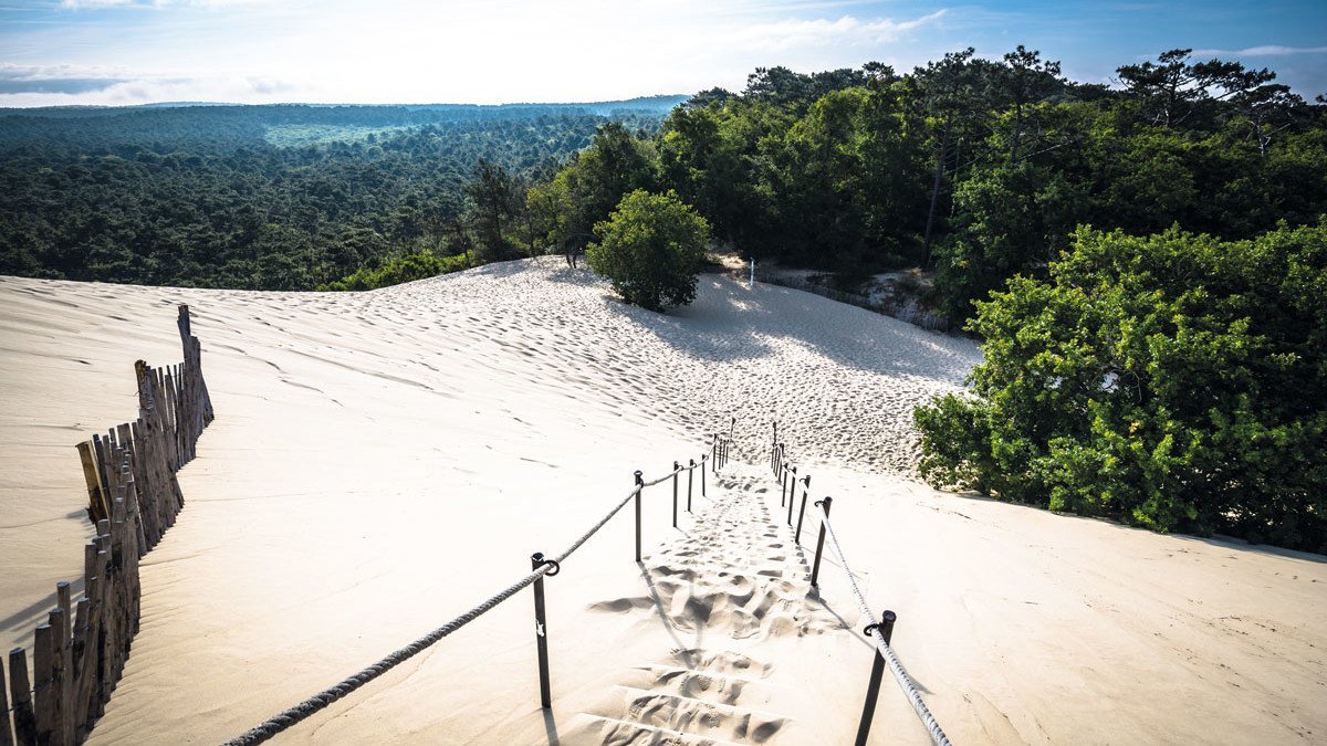 Dünen in Aquitanien Frankreichs schönste Dünen in Aquitanien. Die Dune du Pilat