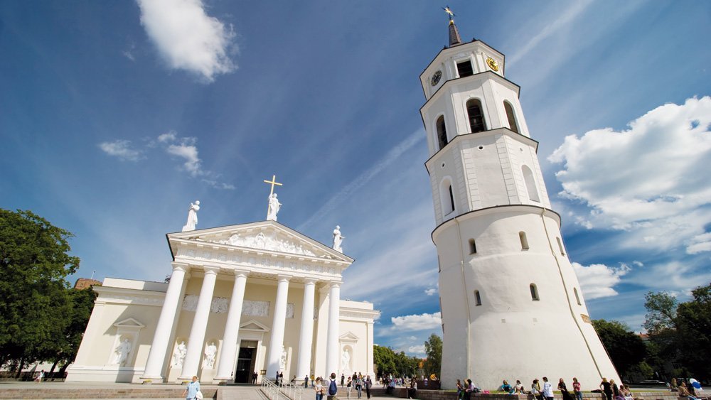 Klassenfahrten Litauen Kirche in Vilnius