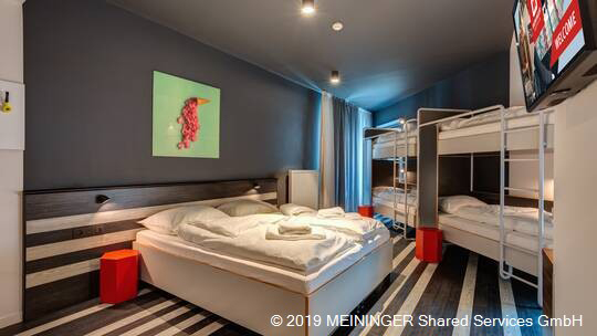 2 Klassenfahrt Brüssel MeiningerBrüsselGareduMidi Mehrbettzimmer