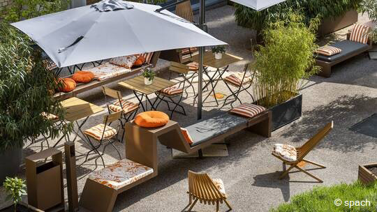 4 Klassenfahrt Strasbourg CIARUS Terrasse