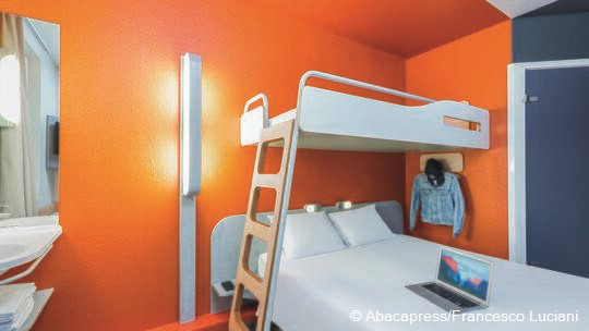 2 Klassenfahrt Paris IbisBudgetHotelParisPortedeMontmartre Dreibettzimmer