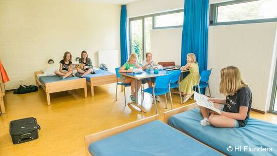 2 Klassenfahrt Oostduinkerke JugendherbergeDePeerdevisser Mehrbettzimmer