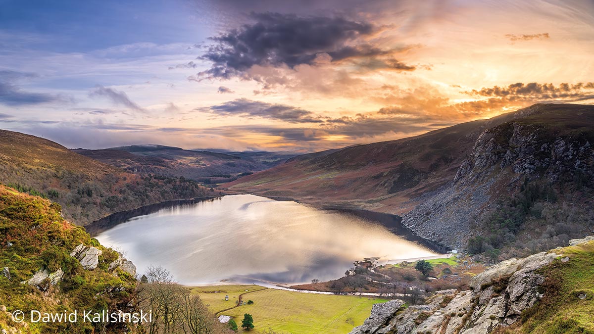 Wicklow Mountains bei Sonnenaufgang