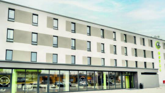 5 Klassenfahrt Strasbourg B&BHotelKehl Aussenansicht