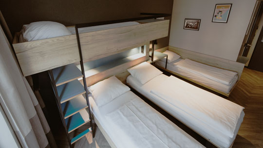 Mehrbettzimmer Mehrbettzimmer im Schulz Hotel