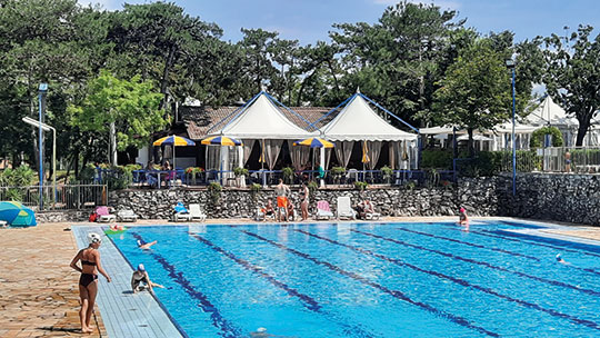 4 Klassenfahrt Triest CampingVillageMarePineta Pool