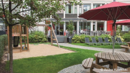 4 Klassenfahrt Berlin alettoKudamm Garten