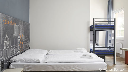 2 Klassenfahrt Kopenhagen a&o Kopenhagen Nørrebro Mehrbettzimmer
