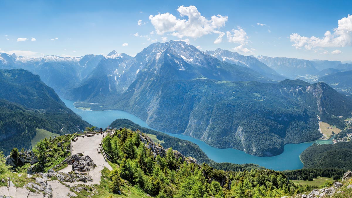 Blick vom Jenner auf den Königssee