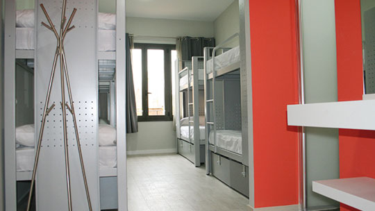3 Klassenfahrt Barcelona BarcelonaSporthostel Zimmer