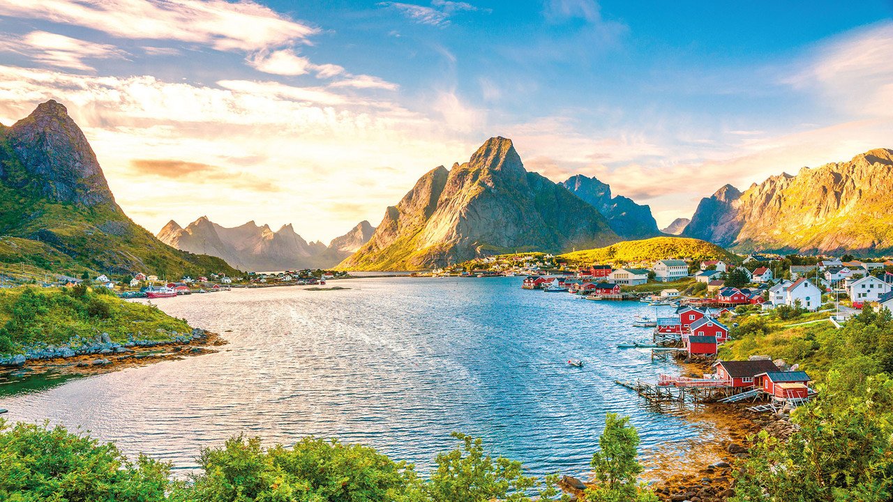 Lofoten Reine Uebersicht