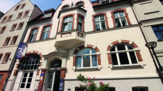1 Klassenfahrt Rostock bluedoorsHostelAltstadt Außenansicht