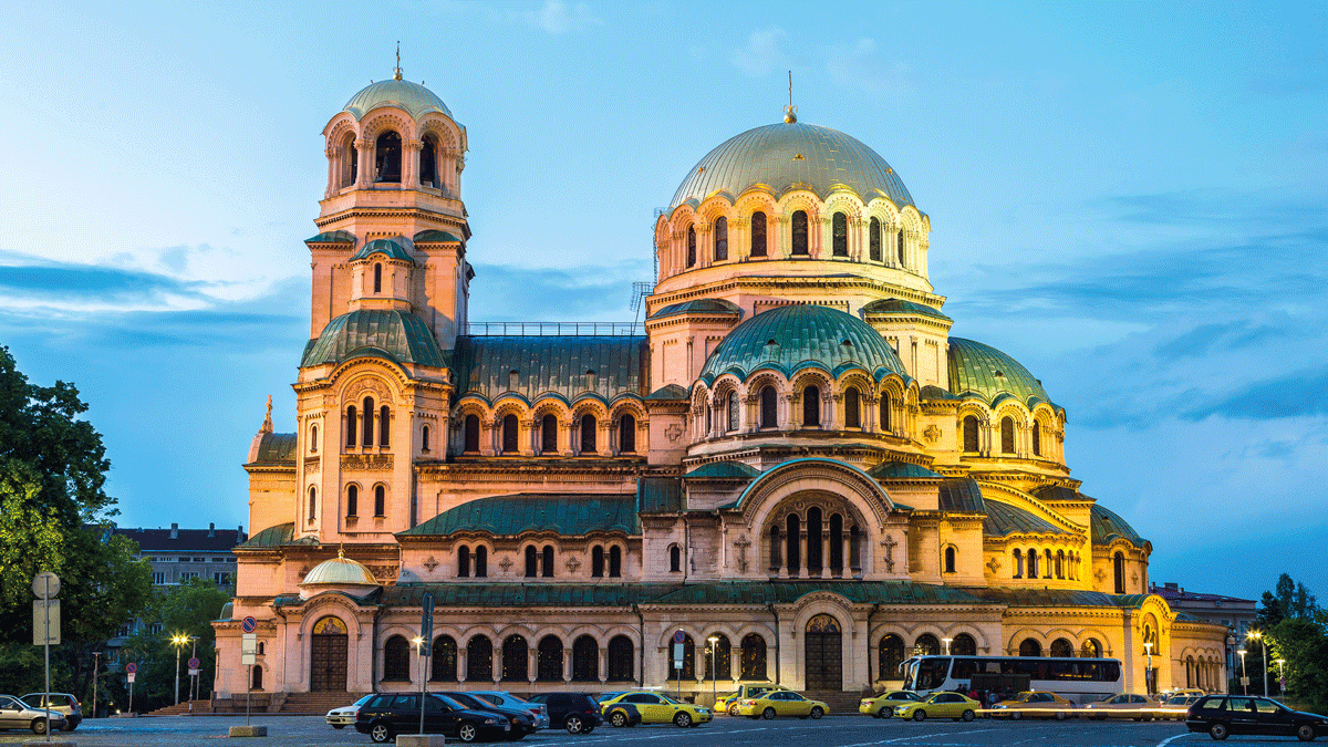 Alexander Nevski Kathedrale Blick auf Alexander Nevski Kathedrale in Bulgarien
