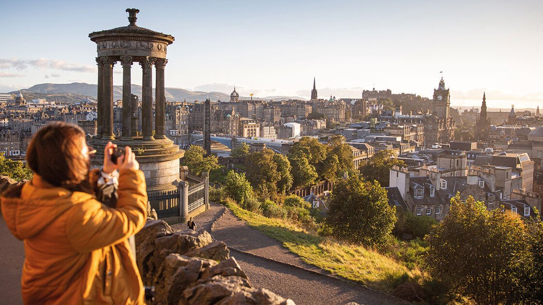 Calton Hill in Edinburgh