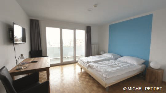 3 Klassenfahrt Genf NyonHostel Doppelzimmer