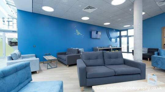 3 Klassenfahrt Newcastle YHATheSill Aufenthaltsraum