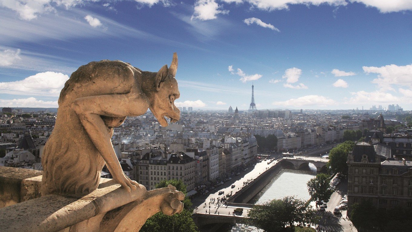 Blick auf Paris von oben