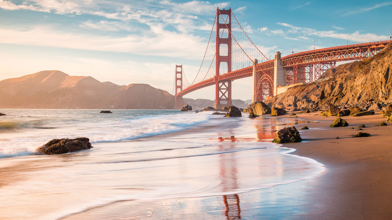 Blick auf die Golden Gate Bridge