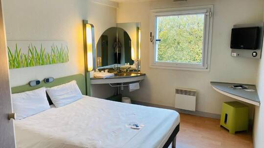 2 Klassenfahrt Caen IbisBudgetHotelCaenCentreGare Doppelzimmer