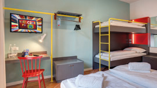 1 Klassenfahrt Mailand MEININGERHotelMilanoGaribaldi Mehrbettzimmer