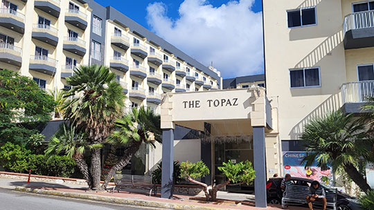 3 Klassenfahrt Malta TopazHotel Eingang