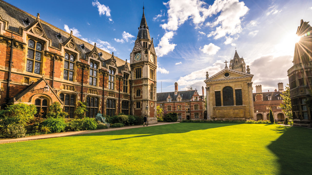 Alte Bücherei in Cambridge 