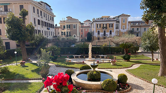 1 Klassenfahrt Rom Casa Vincenzo Pallotti Garten 1 Klassenfahrt Rom Casa Vincenzo Pallotti Garten