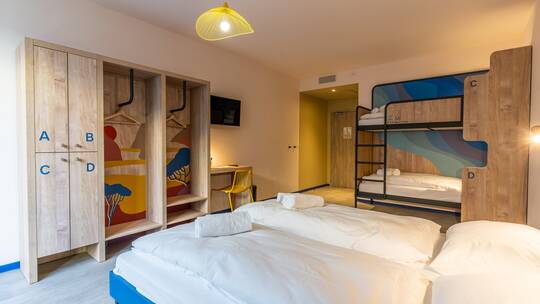 1 Klassenfahrt Marseille MEININGERHotelMarseilleCentreLaJoliette Mehrbettzimmer