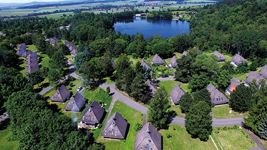 2 Klassenfahrt Silbersee Ferienwohnpark Silbersee Luftbild