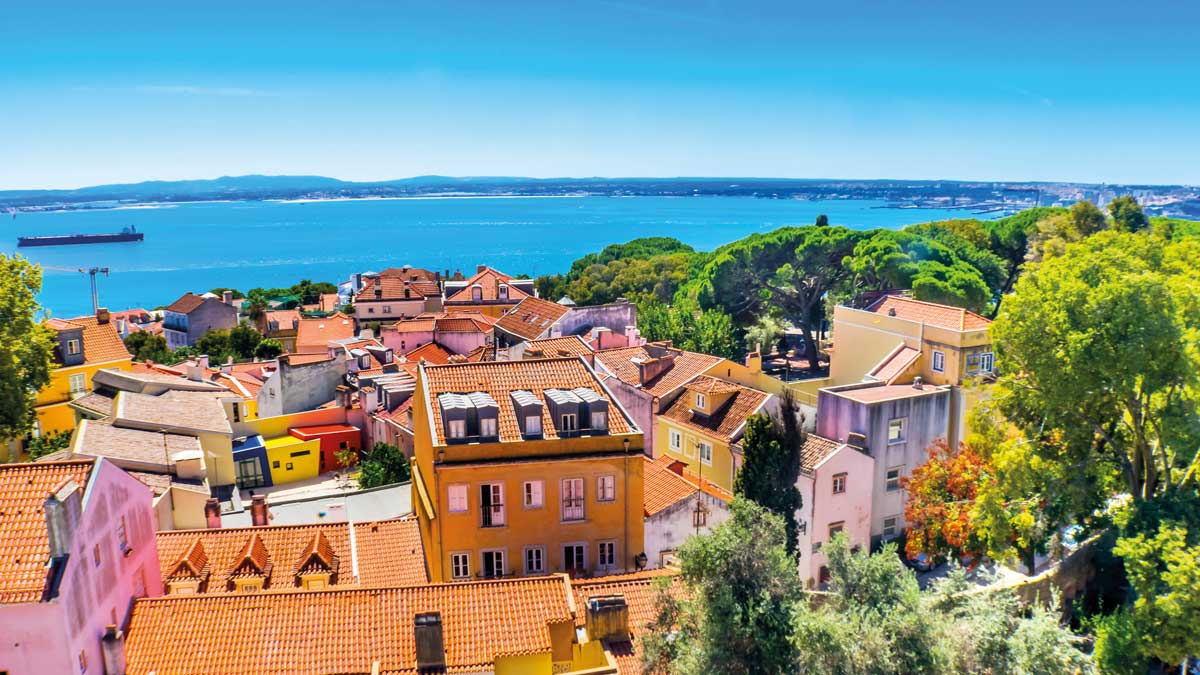 Klassenfahrt faszination Portugal Blick auf die Küste Portugals
