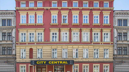 3 Klassenfahrt Prag Hotel City Central Aussenansicht