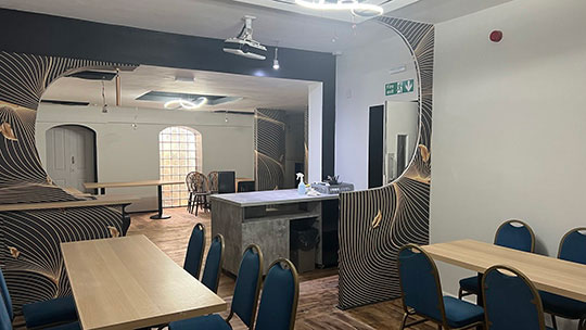 4 Klassenfahrt Hastings No5 Student Accomodation Hastings Essbereich