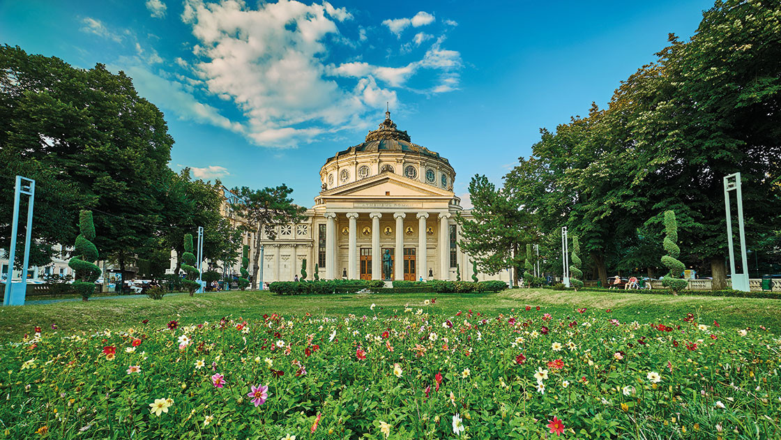 Klassenfahrt Bukarest Altes Gebäude Bukarest