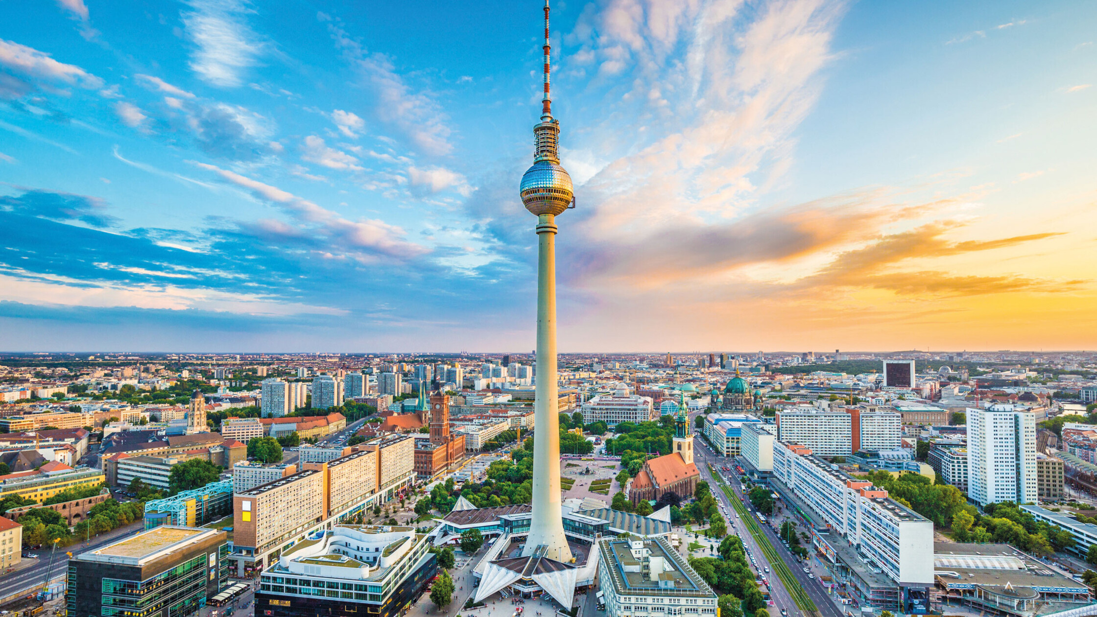 Blich auf Berlin als Beispiel für eine deutsche Destination