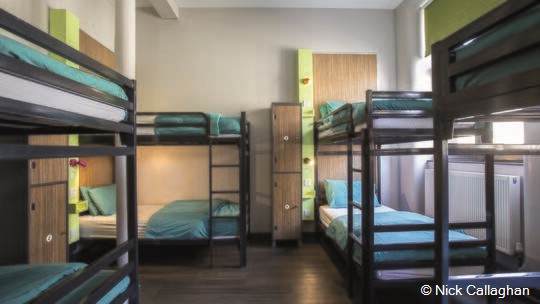 3 Klassenfahrt Edinburgh KickAssHostelGreyfriars Mehrbettzimmer