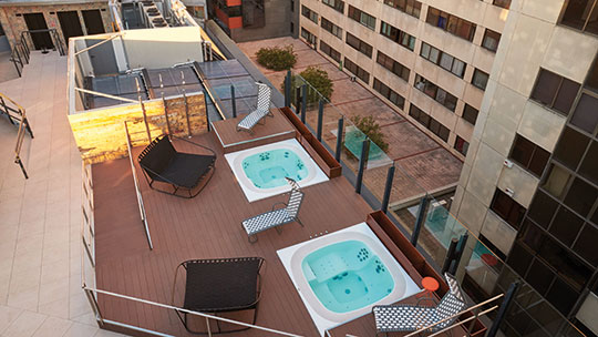 1 Klassenfahrt Barcelona GeneratorMadrid Terrasse